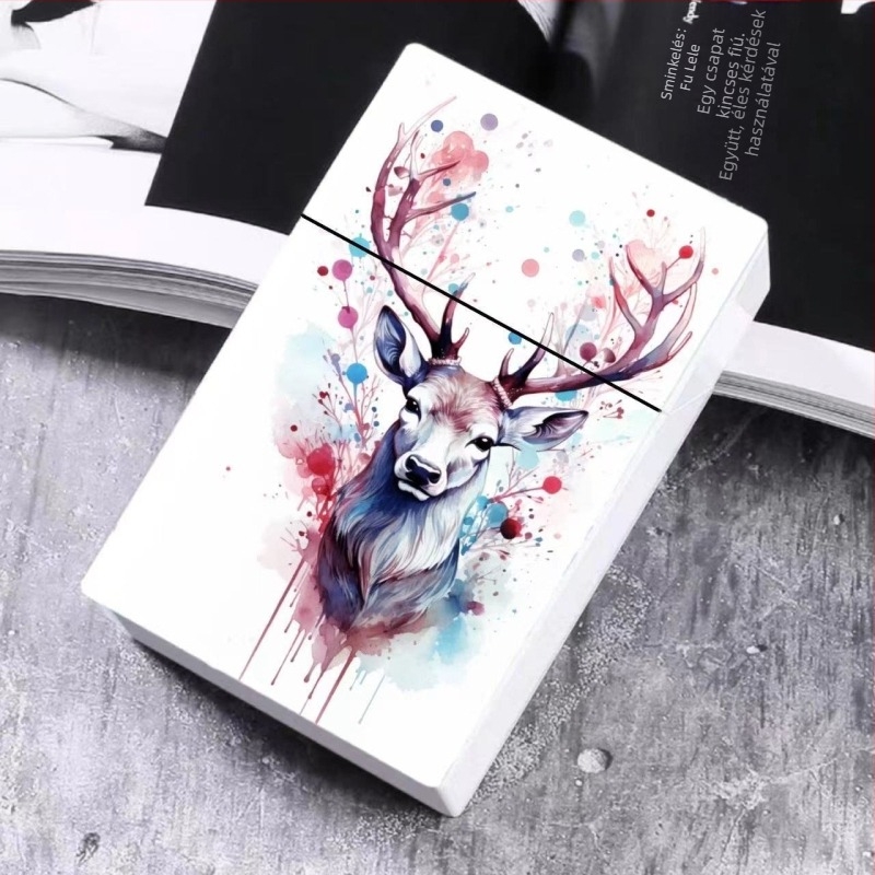 2024 Külkereskedelmi Új Cigarettatartó Festett Műanyag Férfi Cigarettatartó Pillangó Macska Aranyos Női Cigarettatartó Kártya Tárolódoboz