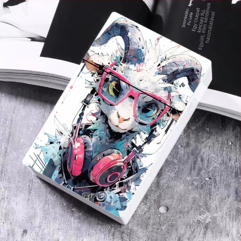 2024 Külkereskedelmi Új Cigarettatartó Festett Műanyag Férfi Cigarettatartó Pillangó Macska Aranyos Női Cigarettatartó Kártya Tárolódoboz