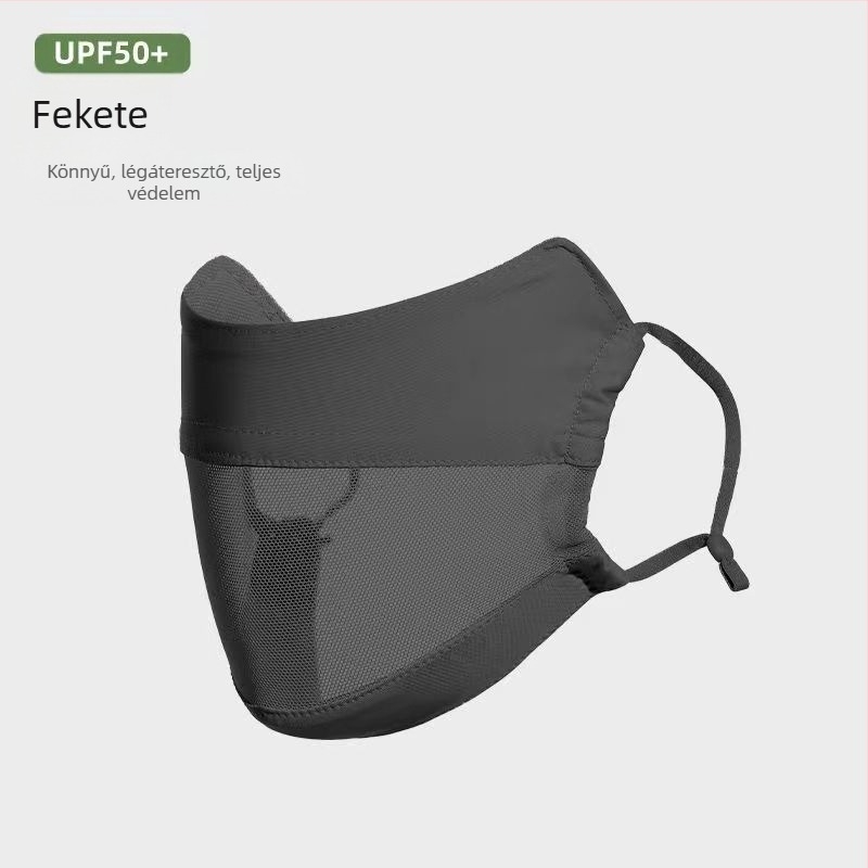 Jiaoshi nejlon eredeti fonalból készült szemszögből készült napvédő maszk női lélegző jégselyem anti-ultraibolya háromdimenziós napvédő maszk