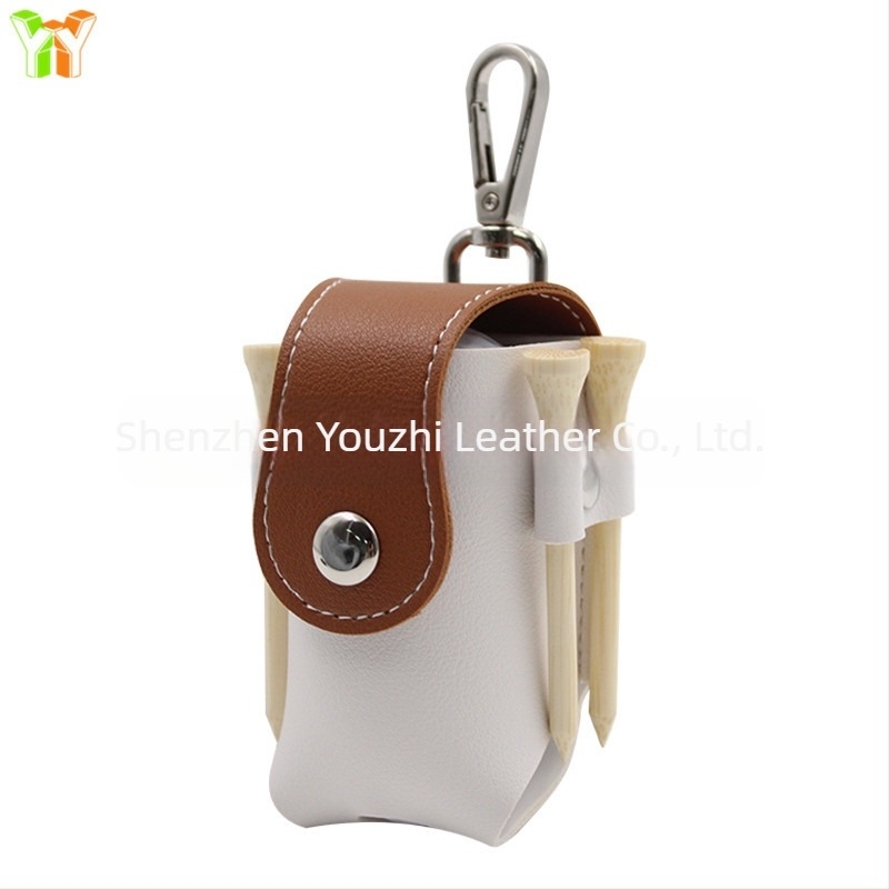 Japán és koreai színblokkolt golftáskák, golflabda-kozmetikai táskák, 2 labdatartó tüskék, kulcstartók, sportövtáskák