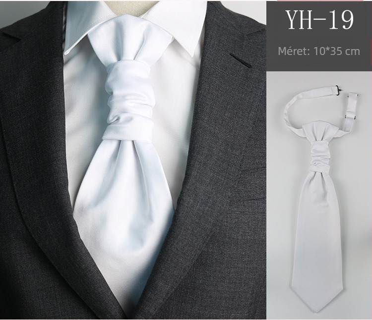 Férfi nyakkendős esküvői vőlegényi vacsora találkozó öltöny úriemberi ruha brit stílusú borvörös utánzat selyem hongkongi csomóval