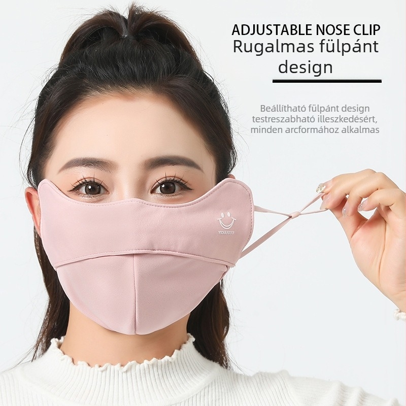 2024 őszi és téli meleg maszk női háromdimenziós szemvédő szögben nyitható hidegálló szélálló lélegző kültéri sminkmaszk