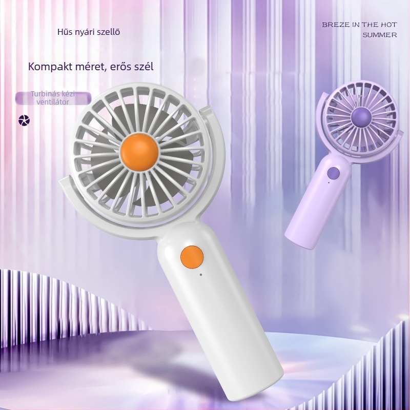 Új, újratölthető, hordozható, kültéri, kézi asztali ventilátor diákoknak, Amazon TEMU gyári válogatás
