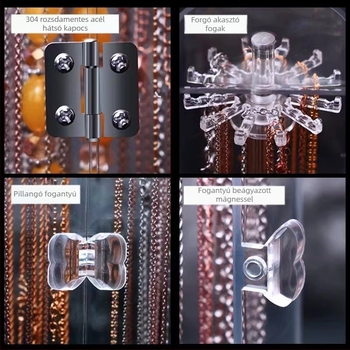 Nyaklánc, karkötő, asztali tárolódoboz, átlátszó akasztós ékszertároló doboz, porálló nyaklánc-kiállító polc