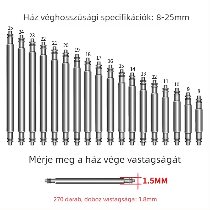 Órajavító szerszámok Óra tartozékok Szíj összekötő tengely Rozsdamentes acél nyers füldoboz 360 fokos nyers fültű fülbevalók