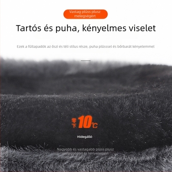Új, vastagított, plüss, meleg fülvédő, téli férfi fülvédő, fülmelegítő, diákoknak, hidegálló, hátul viselt fülvédő, határokon átnyúló