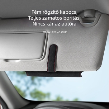 Határokon átnyúló autós szemüveg klip napellenző multifunkcionális tároló névjegykártya számla szemüveg tok kreatív roncsolásmentes telepítési műtárgy