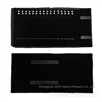 Ékszer nyaklánc tároló tekercses táska, hordozható nyaklánc kijelző gyűjtőtáska, ékszer összecsukható flanel táska