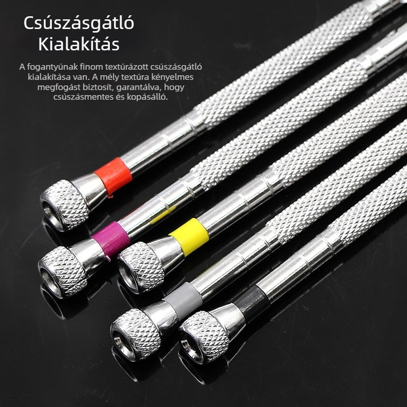 5 darabos órajavító csavarhúzó szemüveg óra számítógépjavító szerszám lapos pengéjű csavarhúzó órajavító szerszám