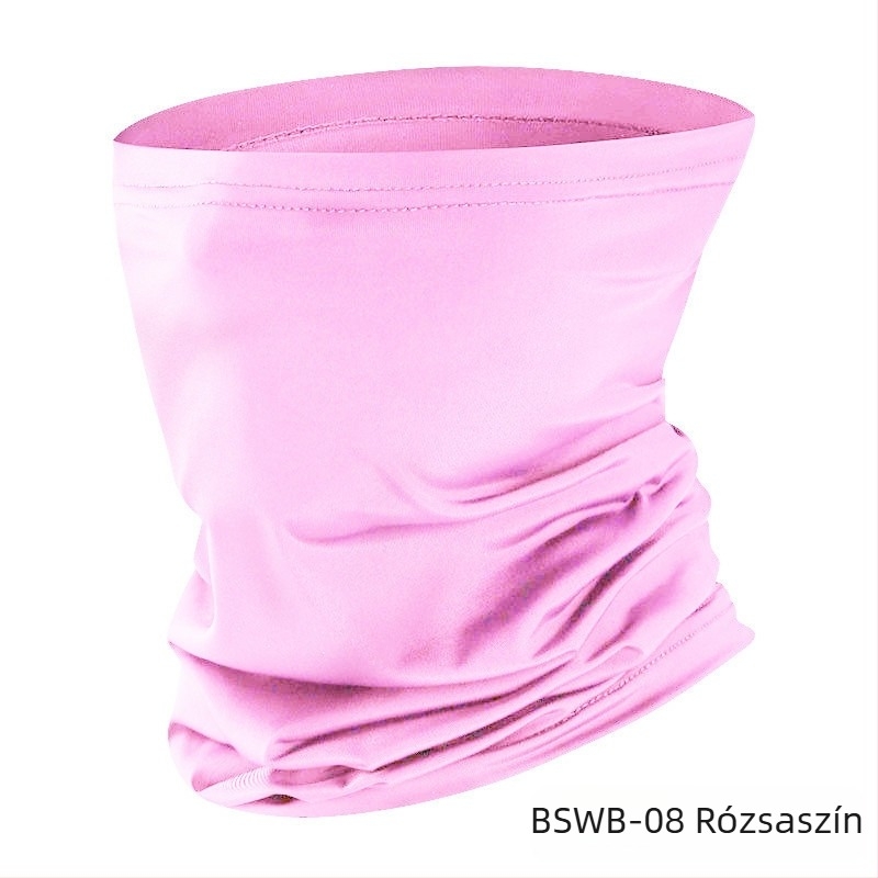 Nyári többfunkciós fényvédő gallér kültéri sportfelszerelés kerékpár motorkerékpár jég selyemsál lovaglómaszk