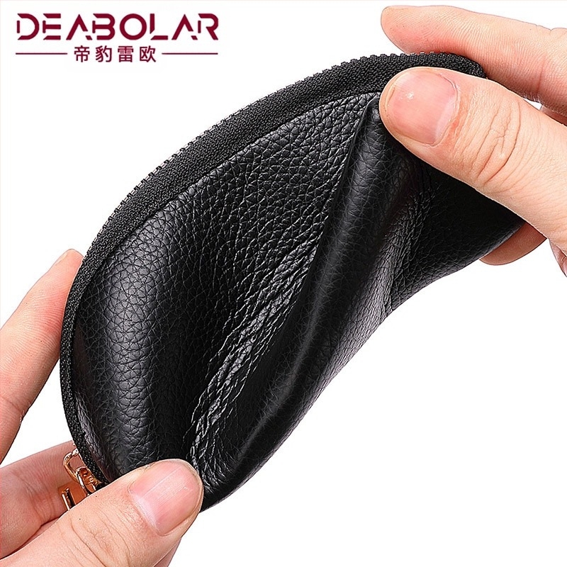 Kulcstartó, férfi autókulcstartó, nagy kapacitású, multifunkcionális, puha bőr női aprópénztartó, kis pénztárca, mini