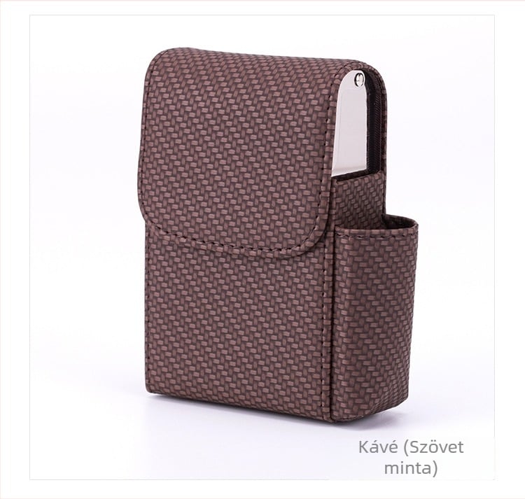 Gyári nagykereskedelmi egész dobozos cigarettatartó cigarettatáska öves cigarettatartó öngyújtó pozícióval nyomásgátló divatos ajándék többszínű folt