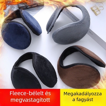 Vastag gyapjúbéléssel ellátott fülvédők Férfi és női fülvédők Téli meleg felnőtt fülvédők Fülpárnák Fülmelegítő Szélálló