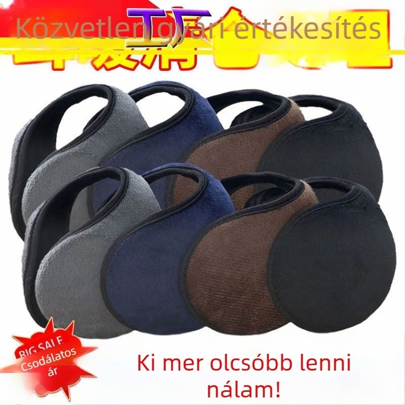 Vastag gyapjúbéléssel ellátott fülvédők Férfi és női fülvédők Téli meleg felnőtt fülvédők Fülpárnák Fülmelegítő Szélálló