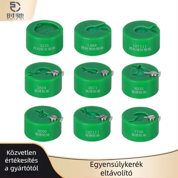 Javítóasztal kiegyensúlyozó kerék beszerelése 2829 szétszerelése és összeszerelése hajszálrugó 2824 kiegyensúlyozó kerék szerszám 7750/NH35 gyorstelepítő talp