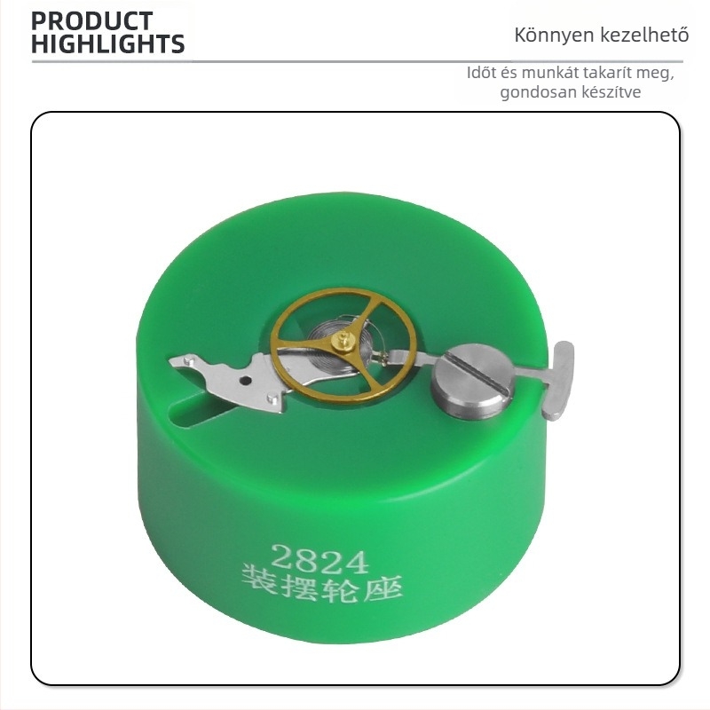 Javítóasztal kiegyensúlyozó kerék beszerelése 2829 szétszerelése és összeszerelése hajszálrugó 2824 kiegyensúlyozó kerék szerszám 7750/NH35 gyorstelepítő talp