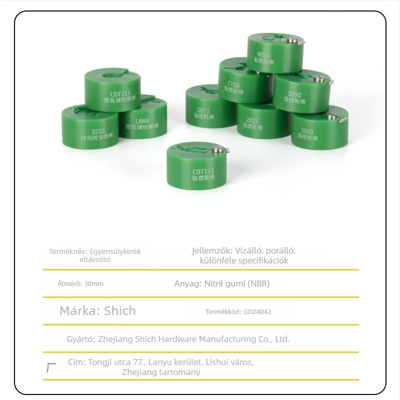 Javítóasztal kiegyensúlyozó kerék beszerelése 2829 szétszerelése és összeszerelése hajszálrugó 2824 kiegyensúlyozó kerék szerszám 7750/NH35 gyorstelepítő talp