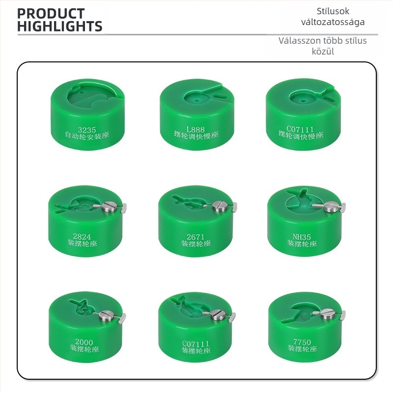 Javítóasztal kiegyensúlyozó kerék beszerelése 2829 szétszerelése és összeszerelése hajszálrugó 2824 kiegyensúlyozó kerék szerszám 7750/NH35 gyorstelepítő talp