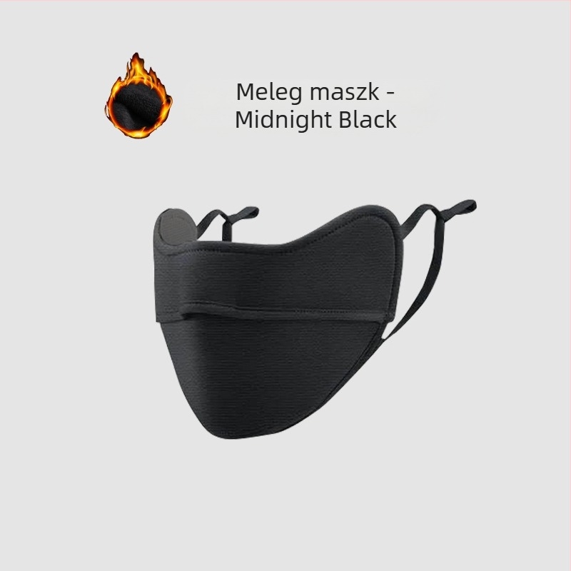 Téli porc meleg maszk hidegálló szemzugvédelem női tiszta pamut szélálló vastagított háromdimenziós 3D lovaglómaszk mosható