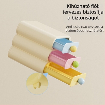 Kozmetikai tárolódoboz az iskolai szezon kezdetére, otthoni csúcskategóriás hálószobai asztali tárolódoboz, kozmetikai tárolóállvány