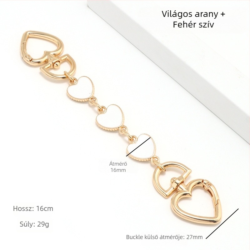 Táska, meghosszabbított láncú mahjong táska, dionyor táska, hónaljpánt, átalakulás, szív, holdlánc, kiegészítők, gyöngylánc, dekoráció