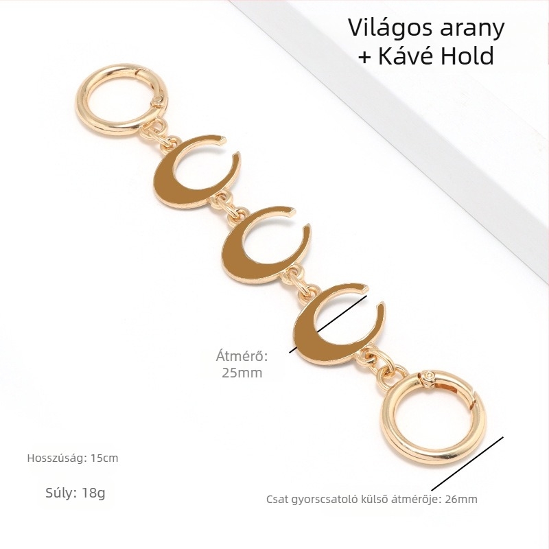 Táska, meghosszabbított láncú mahjong táska, dionyor táska, hónaljpánt, átalakulás, szív, holdlánc, kiegészítők, gyöngylánc, dekoráció