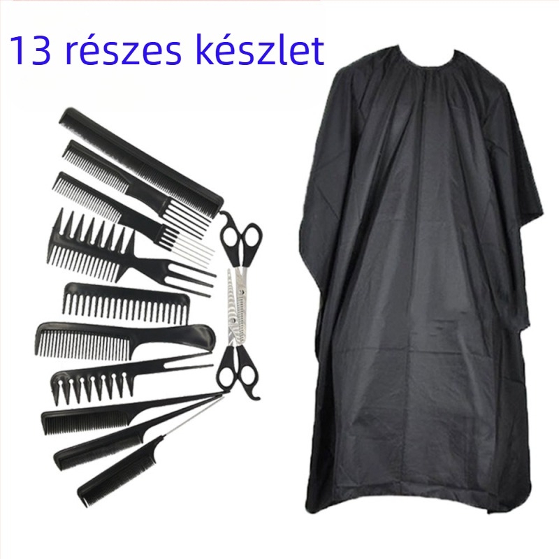 Amazon Hot Selling férfi borbélyeszközök stíluskészlet szakáll borotválkozó fésű fodrász kendő hajfestő kendő