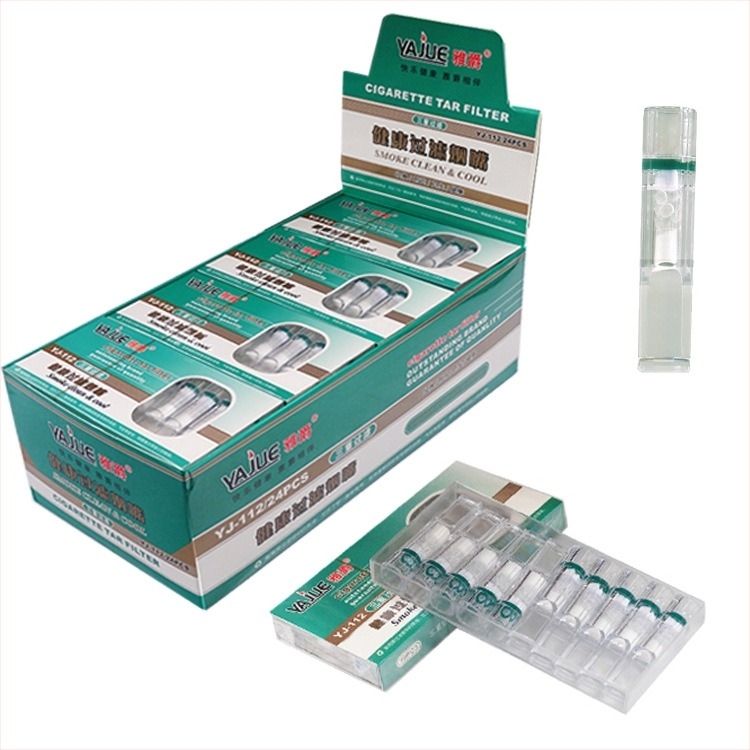 Új Arjue YJ-112 keringtető szűrő, eldobható szűrőgyöngyök, pamut szűrő, háromszoros szűrős egészségügyi cigarettatartó, közvetlen gyári szállítás