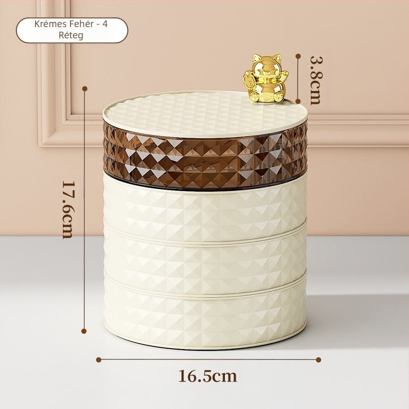 Háztartási nappali dohányzóasztal cukorkás doboz fény luxus csúcskategóriás cukorkás uzsonnás tálca uzsonna tároló dió aszalt gyümölcs doboz