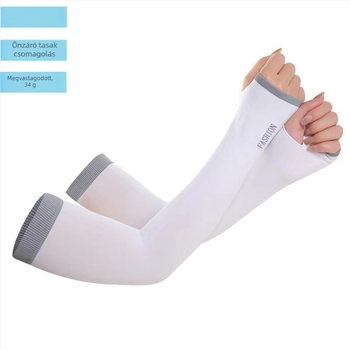 Új Ice Sleeve nyári férfi és női naptej jég selyem ujjak kültéri UV-álló izzadságelnyelő lélegző nagy rugalmas karvédő