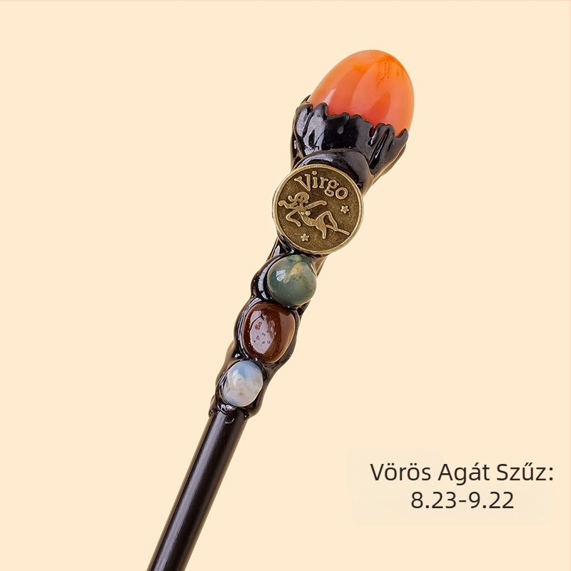 Határokon átnyúló természetes kristály eredeti kő tizenkét csillagkép varázspálca kristály elem eredeti kő varázspálca kellékek nagykereskedelem