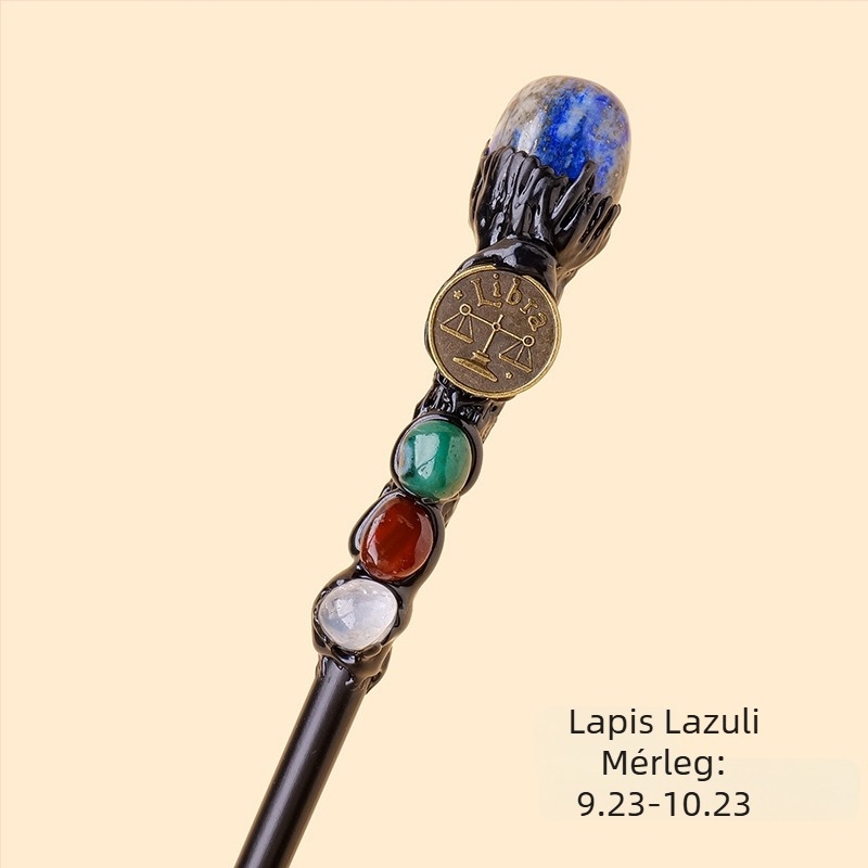 Határokon átnyúló természetes kristály eredeti kő tizenkét csillagkép varázspálca kristály elem eredeti kő varázspálca kellékek nagykereskedelem