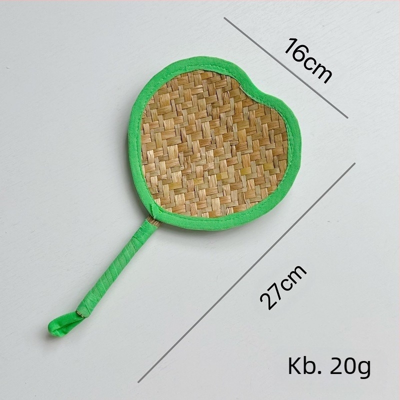 Ins Mini Love Gyékényfa Ventilátor Internet Hírességek Nyári Gyékényfa Ventilátor Szirom Kerek Őszibarack Szív Ventilátor Kézzel Ringató Ventilátor Gyermek Banán Ventilátor