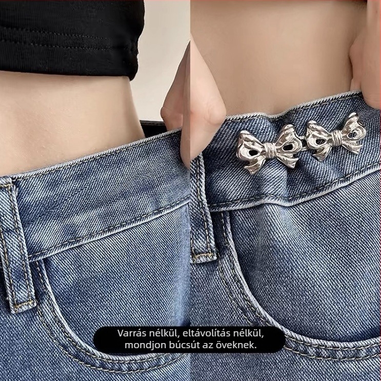 Négy férfi csillag pillangó masni derékszorító műelem állítható méret változtatható derék gombok fix derék gombok