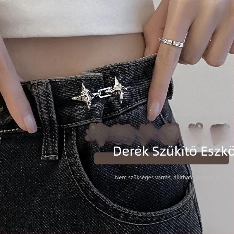 Négy férfi csillag pillangó masni derékszorító műelem állítható méret változtatható derék gombok fix derék gombok