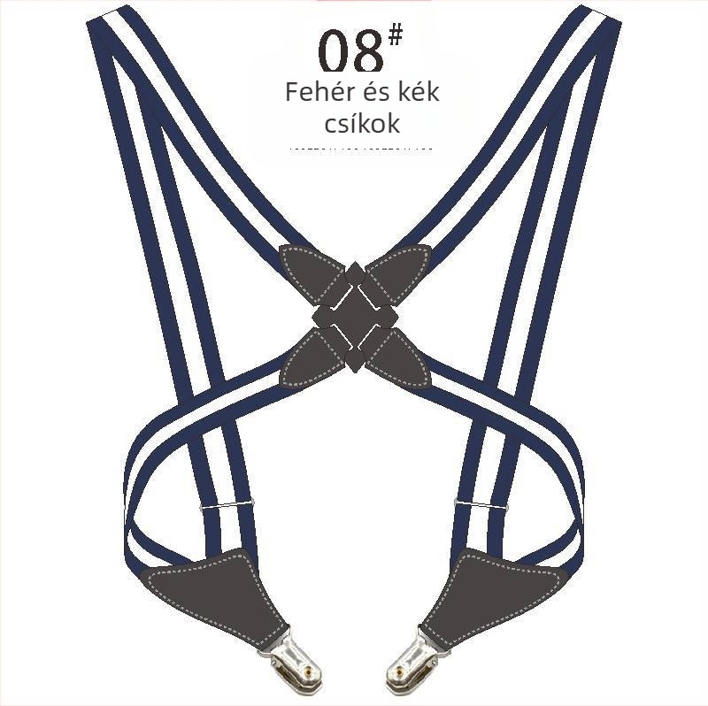 Határokon átnyúló forrásból származó Amazon tok rugalmas pántos oldalsó klipszes keresztpántos felnőtt férfi és női nadrágtartókhoz