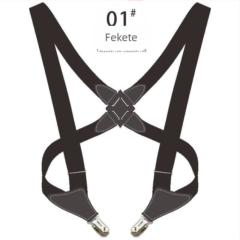 Határokon átnyúló forrásból származó Amazon tok rugalmas pántos oldalsó klipszes keresztpántos felnőtt férfi és női nadrágtartókhoz