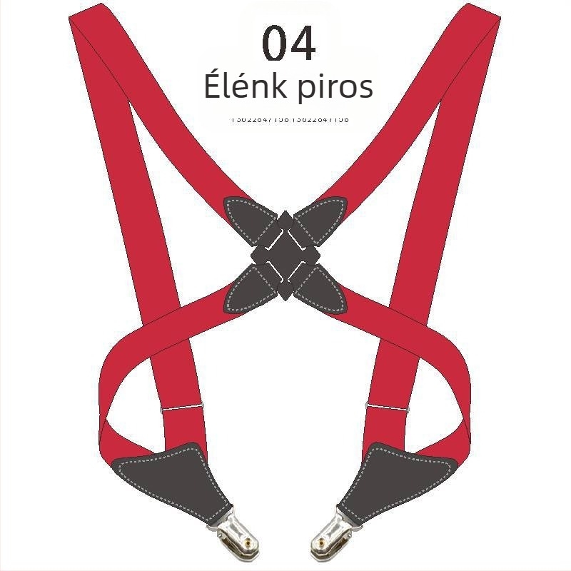 Határokon átnyúló forrásból származó Amazon tok rugalmas pántos oldalsó klipszes keresztpántos felnőtt férfi és női nadrágtartókhoz