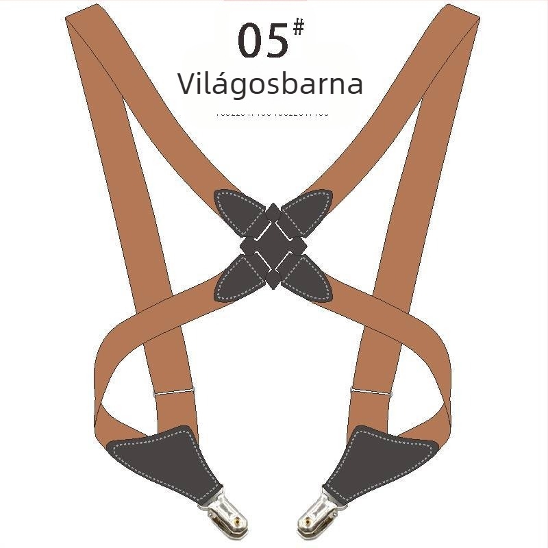 Határokon átnyúló forrásból származó Amazon tok rugalmas pántos oldalsó klipszes keresztpántos felnőtt férfi és női nadrágtartókhoz