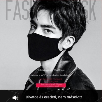 Mosható pamut maszk, vékony, személyre szabott sztereó maszk férfiaknak és nőknek, kültéri utazási porvédő maszk, közvetlen gyári értékesítés