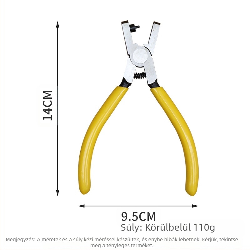 5 hüvelykes mini szíjlyukasztó fogó nyitó szorító óraszíj fogó bőr lyukasztó fogó barkács bőr nyitó szerszám