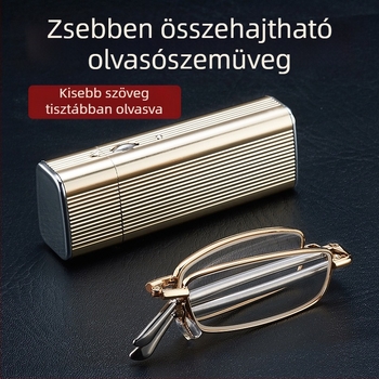 Robbanásveszélyes zsebantennás, összecsukható tremolo kis piros könyv HD szemvédelemmel, divatos, ultrakönnyű, fáradtsággátló olvasószemüveggel