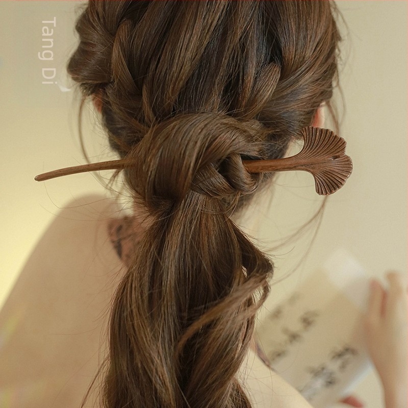 Kreatív hajtű vicces bilincs (pénz) egyszerű helyi stílusú korong hajtű arany selyem szantálfa internet piros robbanások