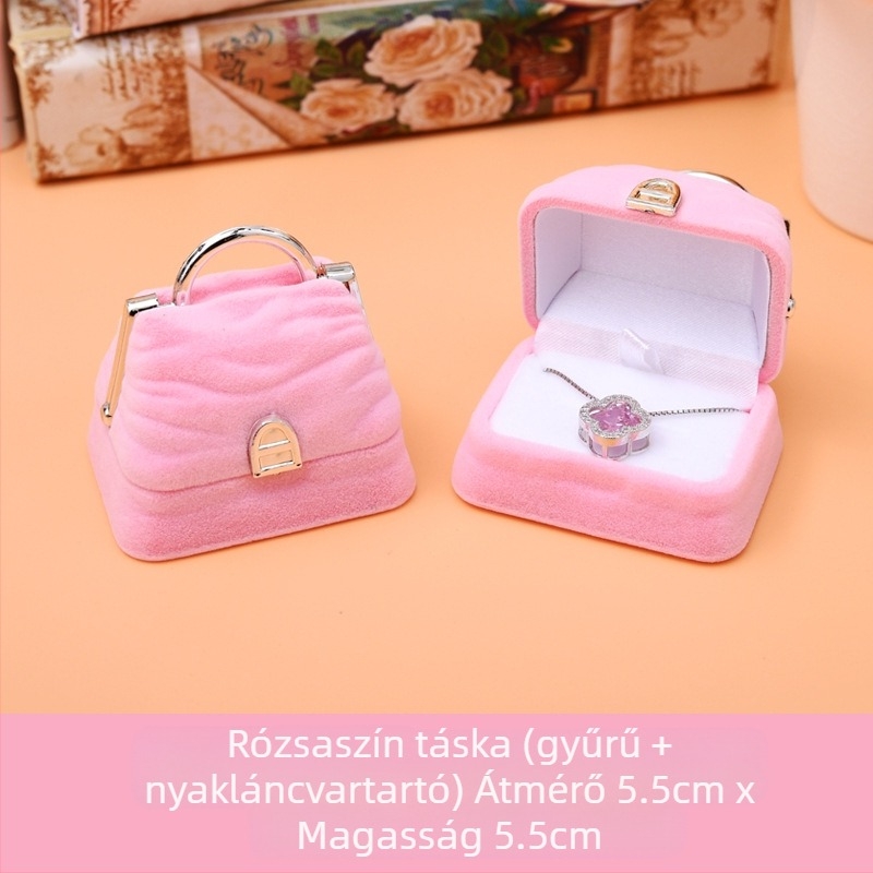 Ékszerdoboz ékszercsomagolás ékszerdoboz flanel ékszerdoboz gyári nagykereskedelmi közvetlen értékesítés