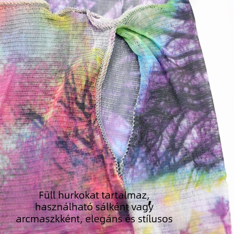 Napvédő fátyolsál női nyári vékony vezetési és lovaglás nyakvédő nyakvédő ujjú fülbe akasztható géz anti-ultraibolya arcvédő sál