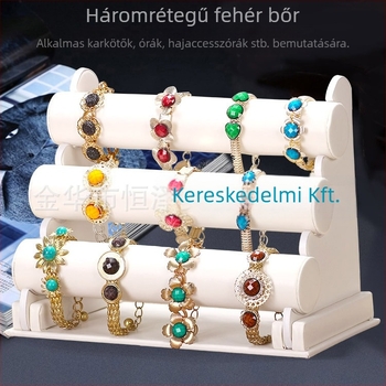 Karkötőtartó, óratartó, karkötőtartó, kiállító konzol, ékszerbolt, ékszerpult, tároló kellékek