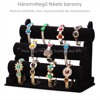 Karkötőtartó, óratartó, karkötőtartó, kiállító konzol, ékszerbolt, ékszerpult, tároló kellékek