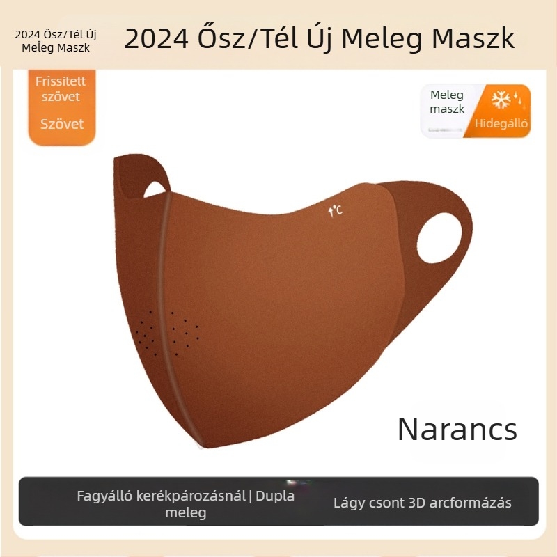 Új divatos meleg maszk mosható varrással leopárdmintás lélegző maszk 3D arcjavító arcmaszk kicsi szélálló téli lovaglás