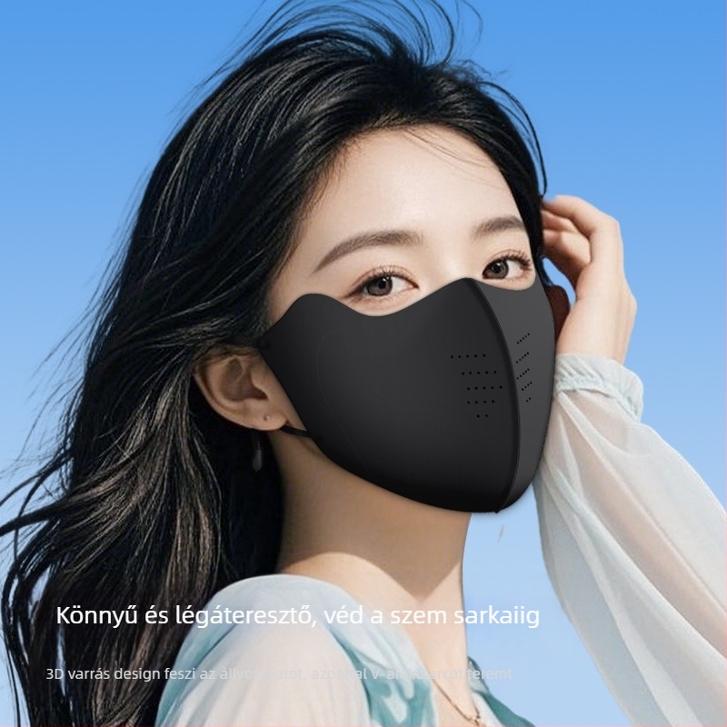 Shu Meijia nyári UPF50 naptej maszk, színes jégmaszk, kollagénes, lélegző szemkörnyékvédő férfiaknak és nőknek