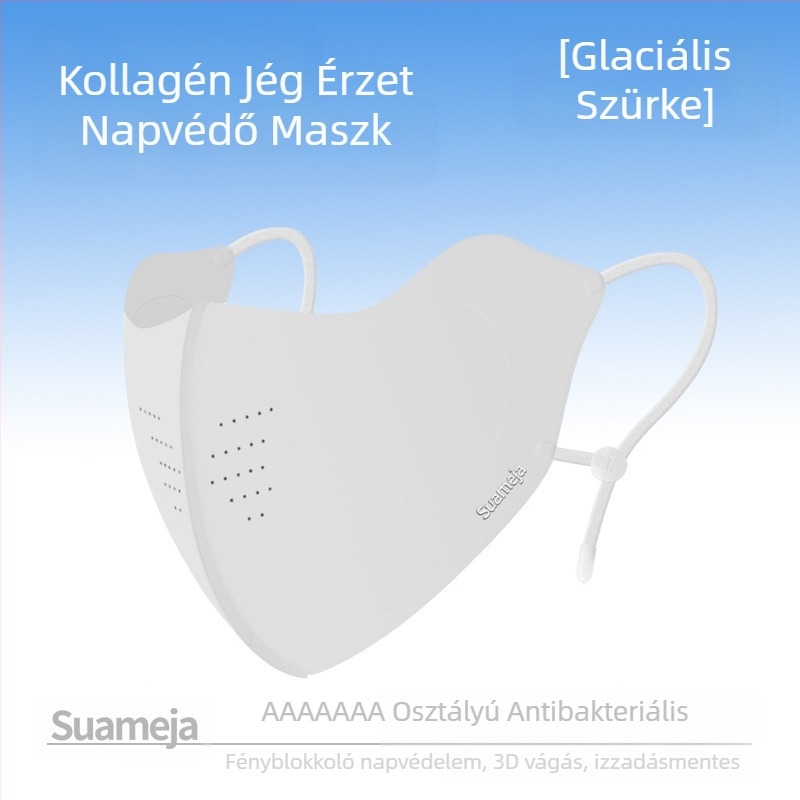 Shu Meijia nyári UPF50 naptej maszk, színes jégmaszk, kollagénes, lélegző szemkörnyékvédő férfiaknak és nőknek